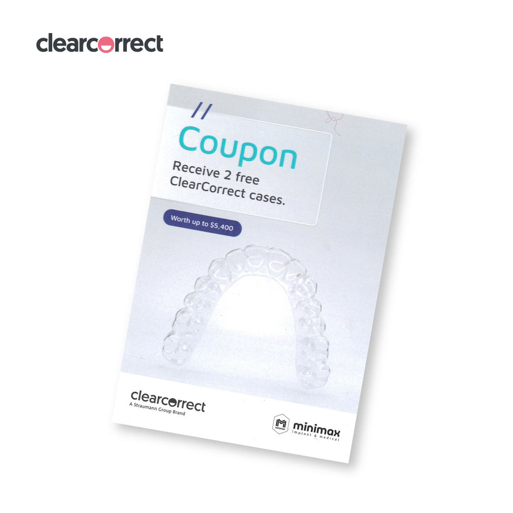 Clearcorrect Mini ClearCorrect® Aligners Çoupon (2 Free Cases) – Minimax Implant